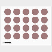 Sticker Rond Fond texturé rose calme et simple (Feuille)