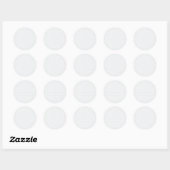 Sticker Rond Fond uni bleu cyan (Feuille)