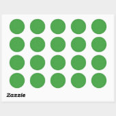 Sticker Rond Fond vert texturé visuel calme et simple (Feuille)