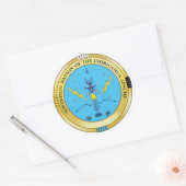 Sticker Rond Fondation nationale Chiricahua Apache (Enveloppe)