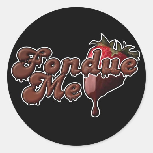 Sticker Rond Fondue Me 2 (Devant)
