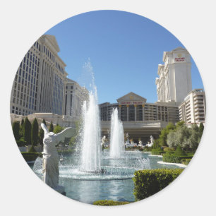 Sticker Rond Fontaine du Las Vegas Caesars Palace