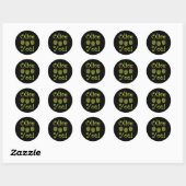 Sticker Rond Foody Olive You (Feuille)
