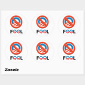 STICKER ROND FOOL (Feuille)