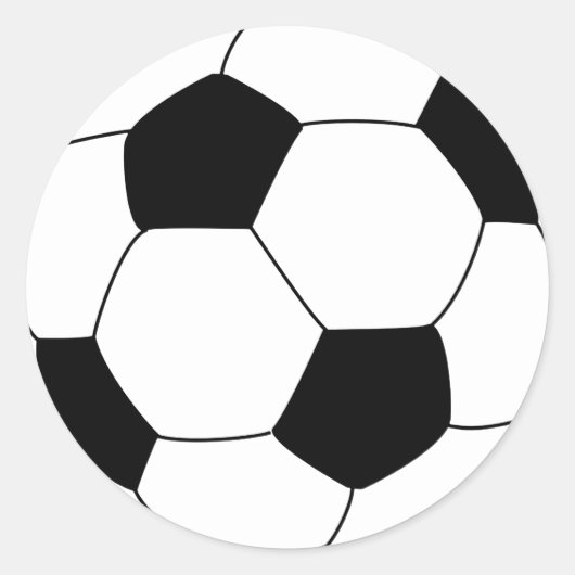 Sticker Rond Football (Devant)