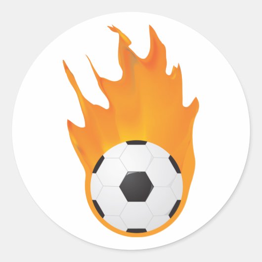 Sticker Rond Football (Devant)