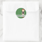 Sticker Rond Football (Sac)