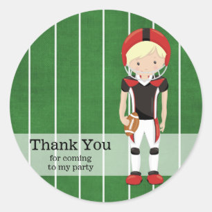 Sticker Rond Football