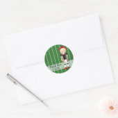 Sticker Rond Football (Enveloppe)