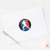 Sticker Rond Football (Enveloppe)