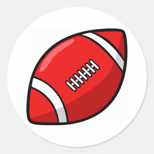 Sticker Rond Football (Devant)