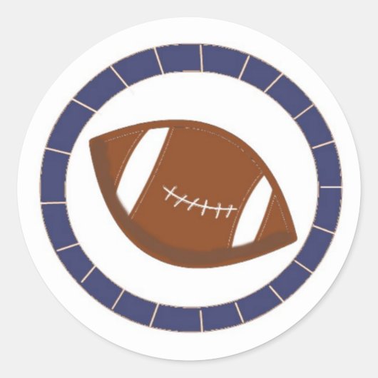 Sticker Rond Football (Devant)