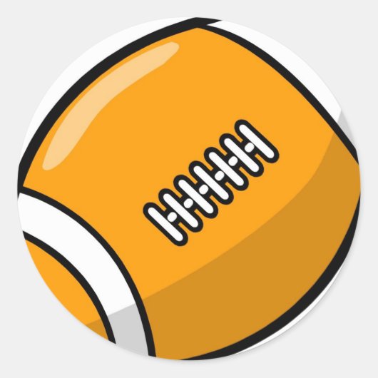Sticker Rond Football (Devant)