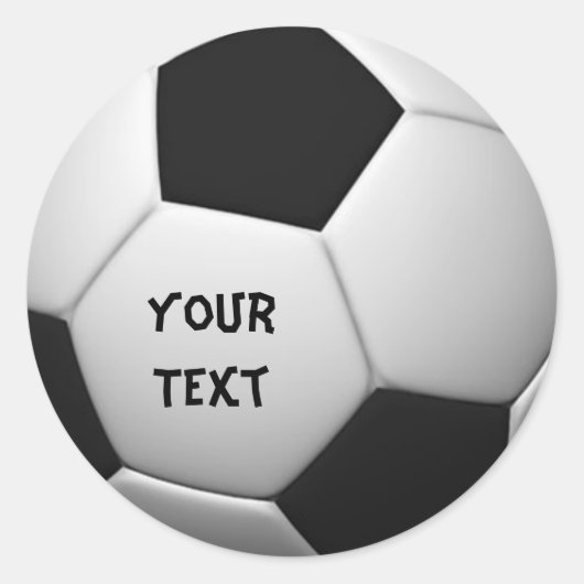 Sticker Rond Football (Devant)