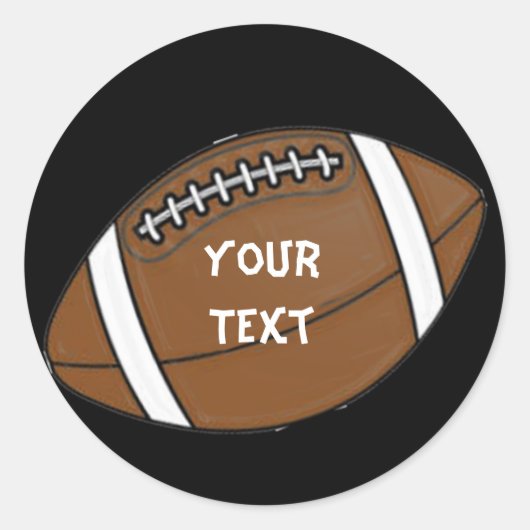 Sticker Rond Football (Devant)