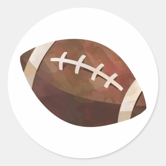 Sticker Rond Football (Devant)