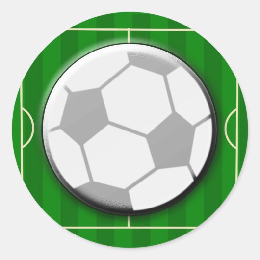 Sticker Rond Football (Devant)