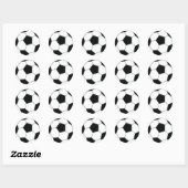 Sticker Rond Football (Feuille)