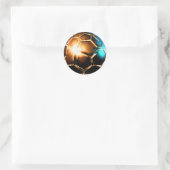Sticker Rond Football 3D (Sac)