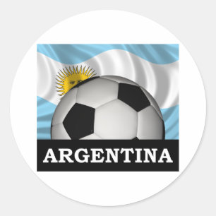 Sticker Rond Football Argentine