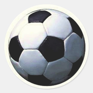 Sticker Rond Football - Balle de Football