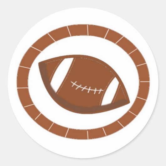 Sticker Rond Football Classique (Devant)
