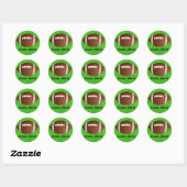 Sticker Rond Football Field Junior Varsity (Feuille)