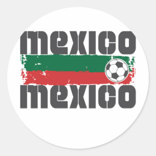 Sticker Rond Football mexicain