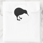 Sticker Rond Football néo-zélandais (Sac)