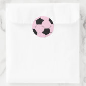 Sticker Rond Football rose (Sac)