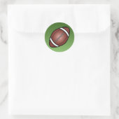 Sticker Rond Football Rugby Ball (Sac)