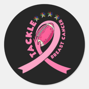 Sticker Rond Football sur le cancer du sein étoile de l'Est Awa