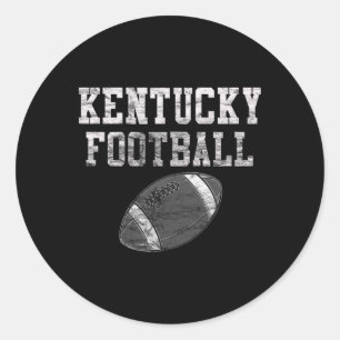 Sticker Rond Football vintage du Kentucky