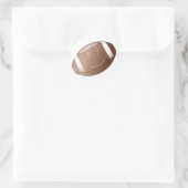 STICKER ROND FOOTBALL VISAGE (Sac)