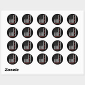 Sticker Rond Force 47 2024 (Feuille)