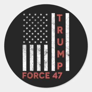 Sticker Rond Force 47 2024