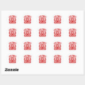 Sticker Rond Force aérienne polonaise (Feuille)