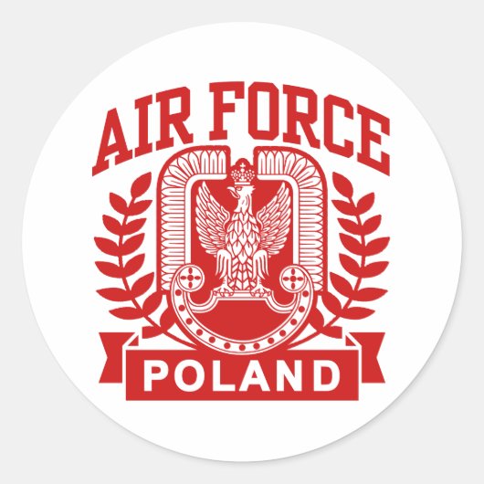 Sticker Rond Force aérienne polonaise (Devant)