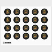 Sticker Rond Force dans la solidarité (Feuille)