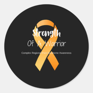 Sticker Rond Force D'Une Sensibilisation À La Crps Des Guerrier