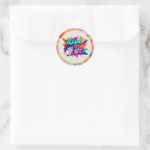 Sticker Rond "Force et résilience" (Sac)