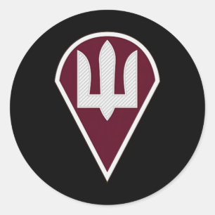 Sticker Rond Forces aériennes ukrainiennes (ukraine) V2 Militai