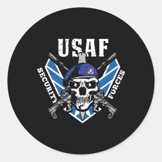 Sticker Rond Forces de sécurité (Devant)