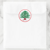 Sticker Rond forces libanaises (Sac)