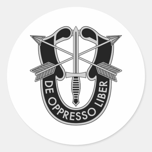 Sticker Rond Forces spéciales (Devant)