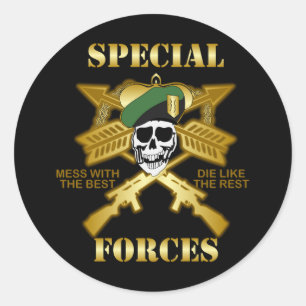 Sticker Rond Forces spéciales