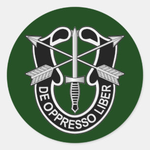 Sticker Rond Forces spéciales d'aviation - de oppresso liber