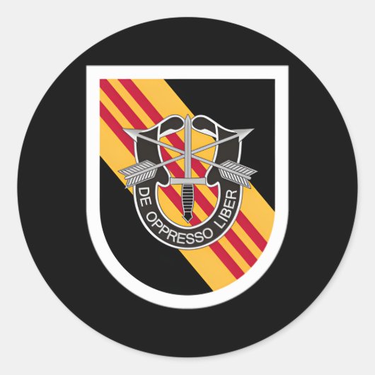 Sticker Rond Forces Spéciales Des États-Unis 5E (Devant)