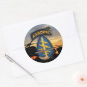 Sticker Rond Forces spéciales Green Berets (Enveloppe)