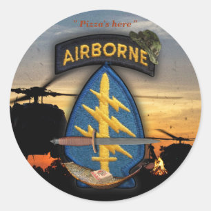 Sticker Rond Forces spéciales Green Berets